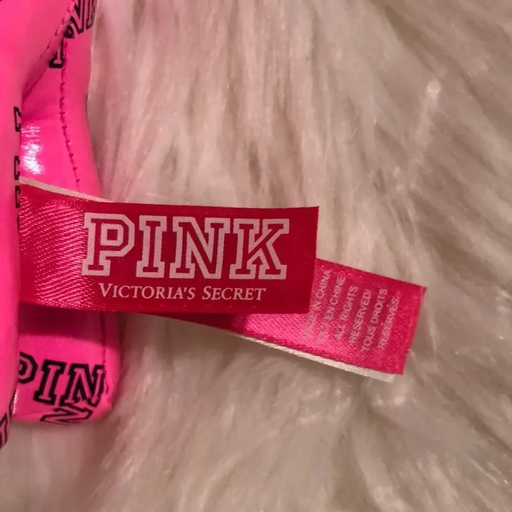 PINK Victoria's Secret Bright Pink Dog Logo 2015 - Picture 8 of 13